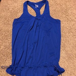 Workout Tank with Cinch at Waist